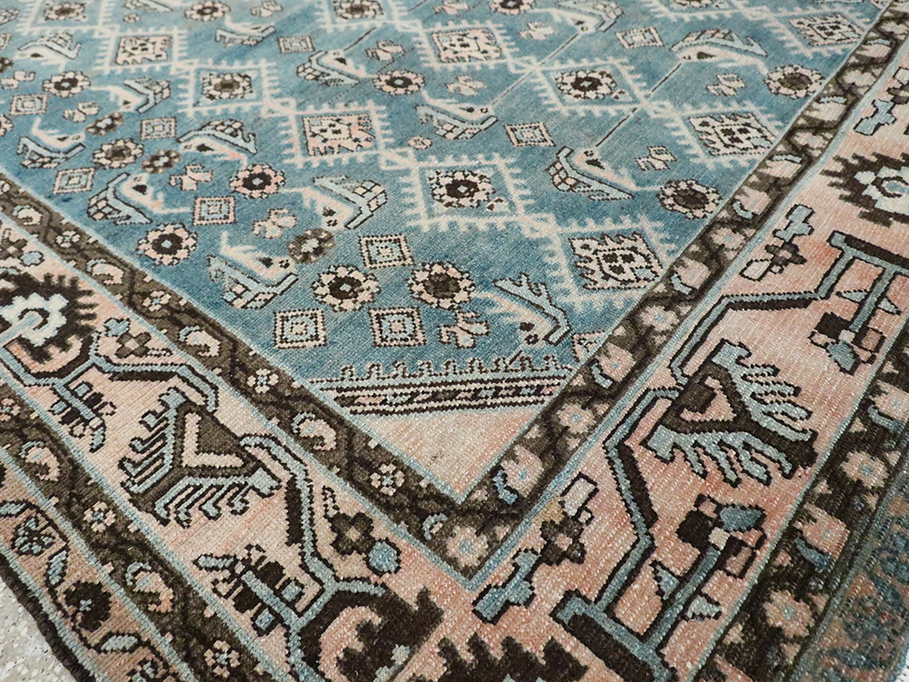 Vintage Persian Malayer Accent Rug, No.29947 - Gsblank