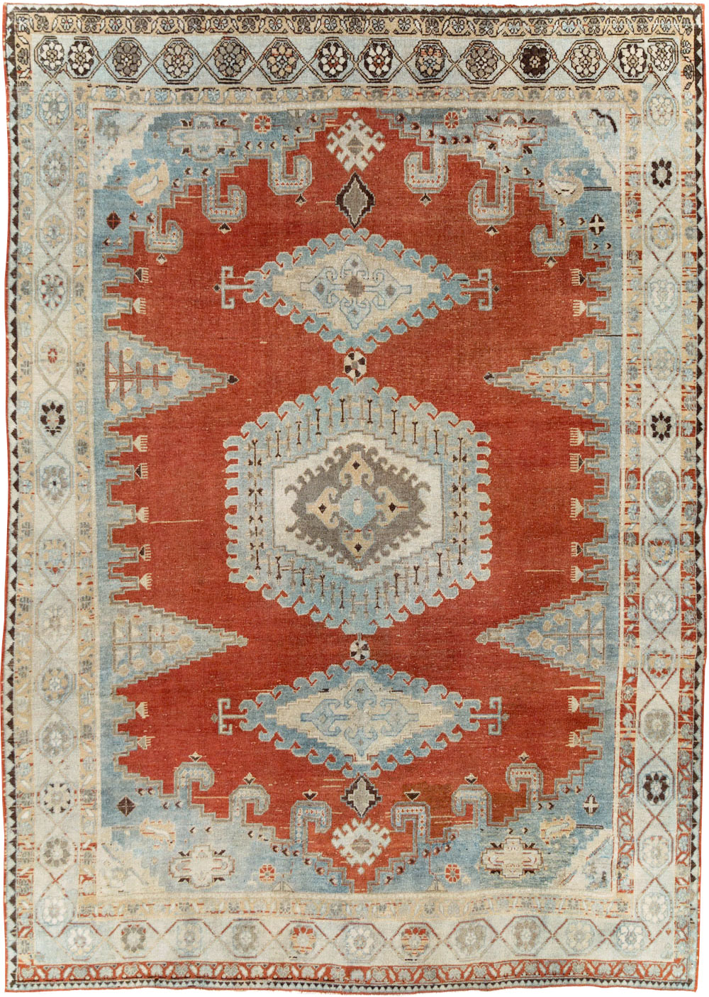 Vintage Persian Veece Carpet, No.29949 - Gsblank