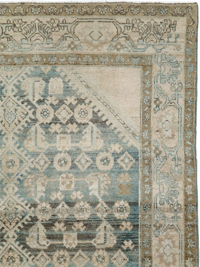Vintage Persian Malayer Accent Rug, No.29950 - Gsblank