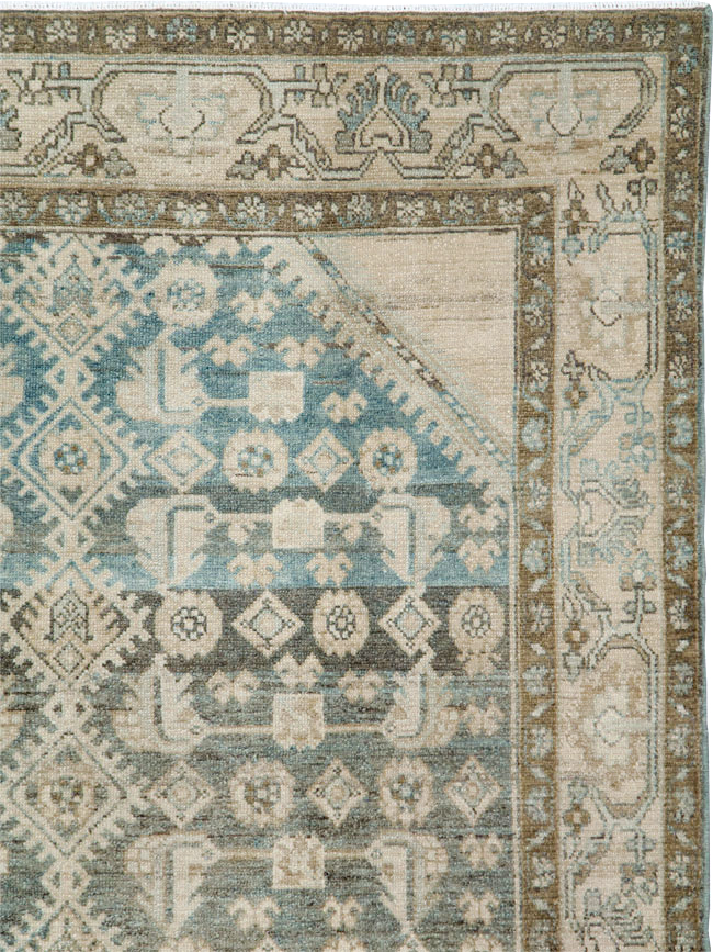 Vintage Persian Malayer Accent Rug, No.29950 - Gsblank