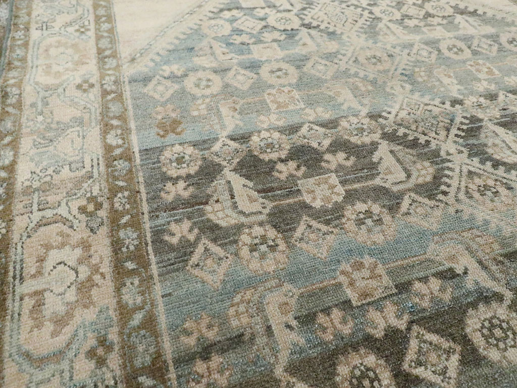 Vintage Persian Malayer Accent Rug, No.29950 - Gsblank