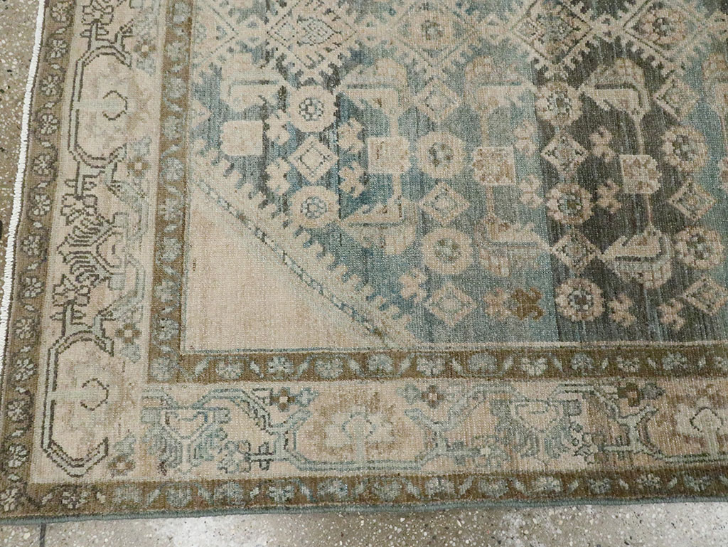 Vintage Persian Malayer Accent Rug, No.29950 - Gsblank