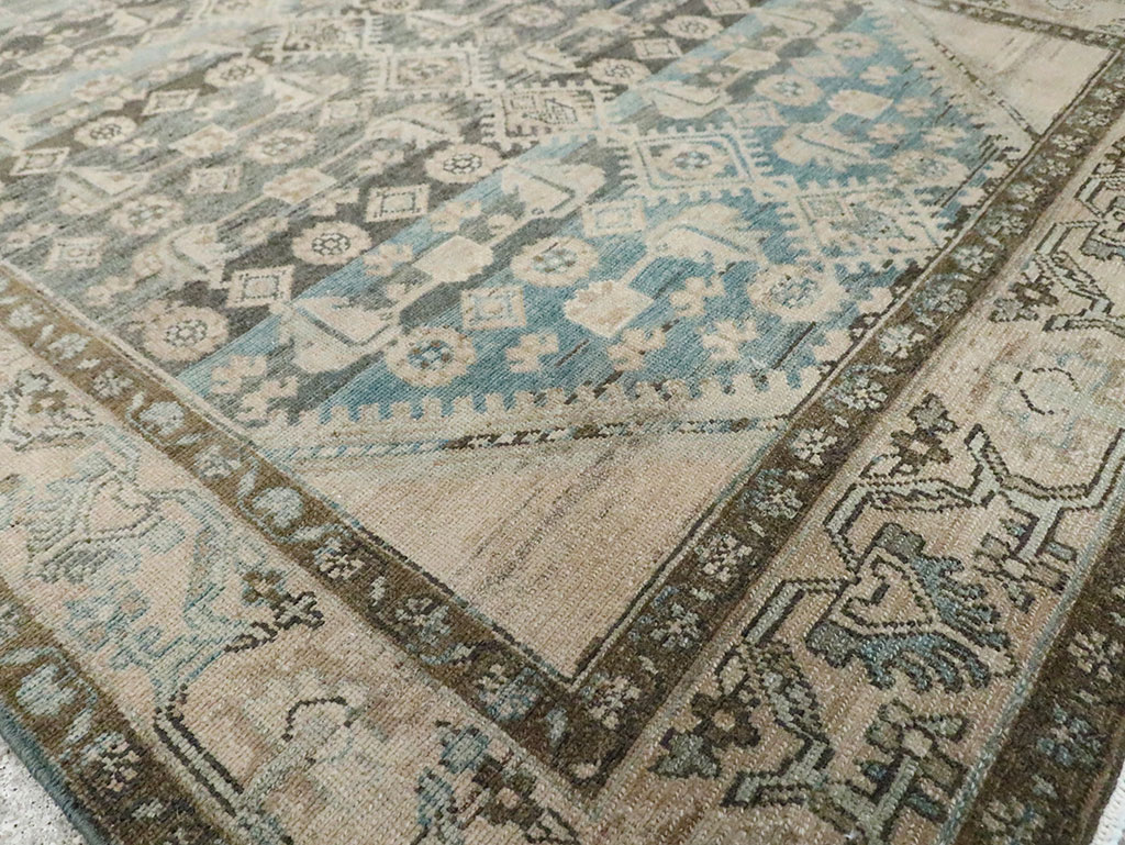 Vintage Persian Malayer Accent Rug, No.29950 - Gsblank