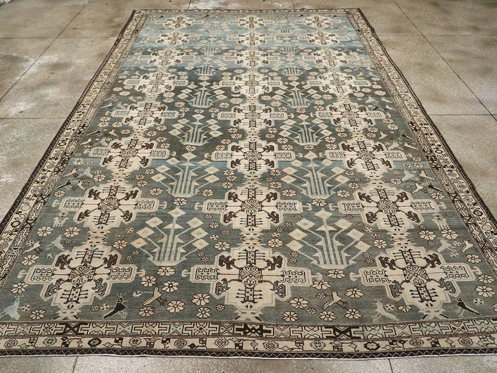 Vintage Persian Malayer Carpet, No.29952 - Gsblank