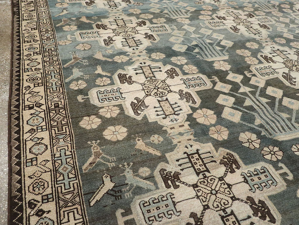 Vintage Persian Malayer Carpet, No.29952 - Gsblank