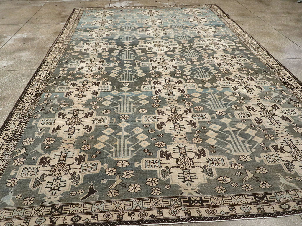 Vintage Persian Malayer Carpet, No.29952 - Gsblank