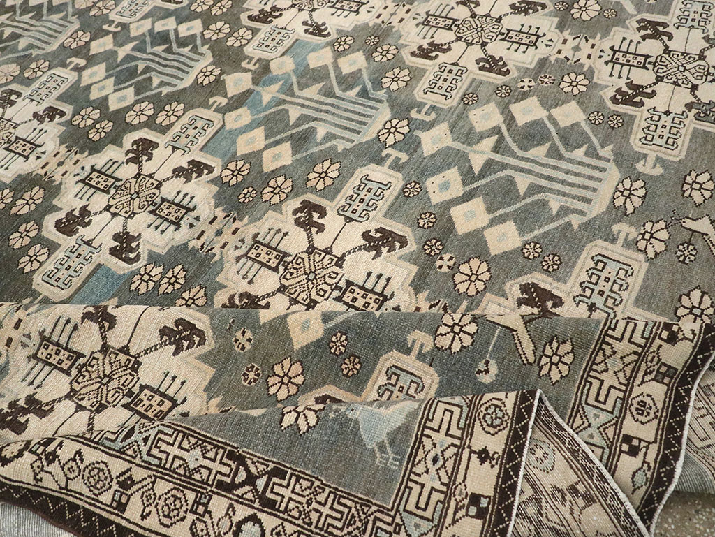 Vintage Persian Malayer Carpet, No.29952 - Gsblank