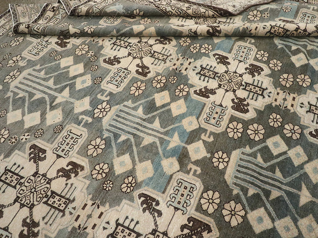 Vintage Persian Malayer Carpet, No.29952 - Gsblank