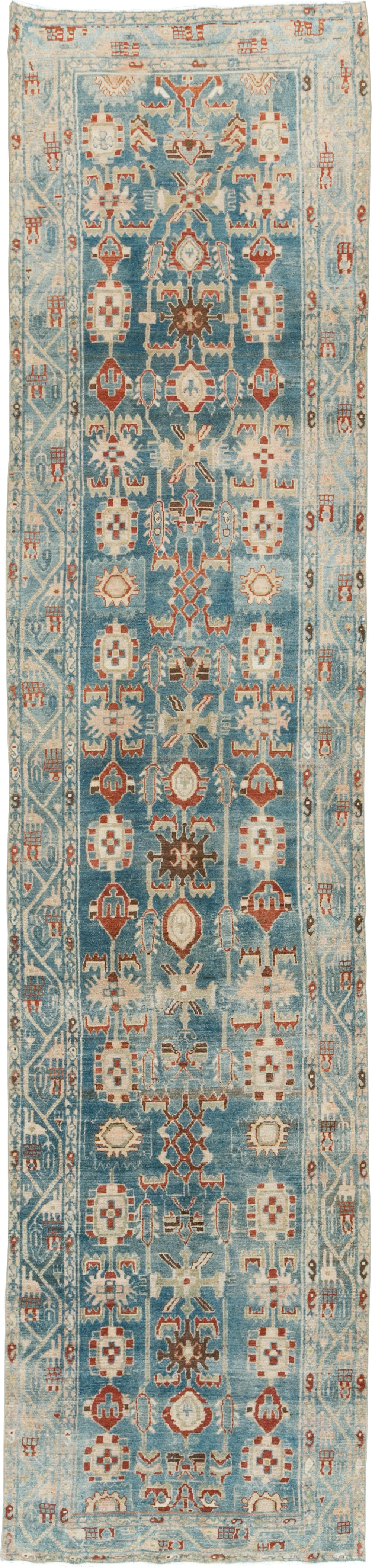 Vintage Persian Malayer Long Runner, No.29953 - Gsblank