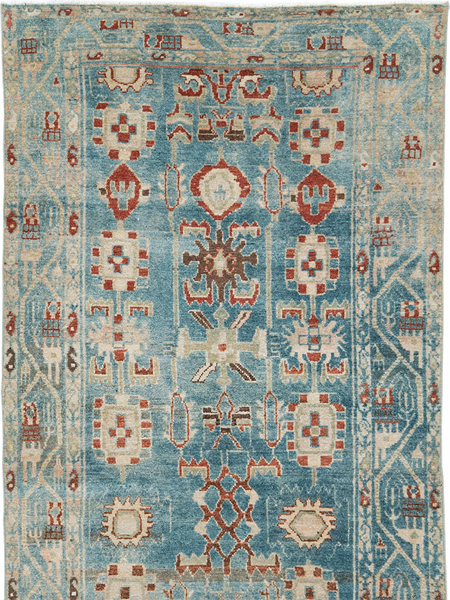 Vintage Persian Malayer Long Runner, No.29953 - Gsblank