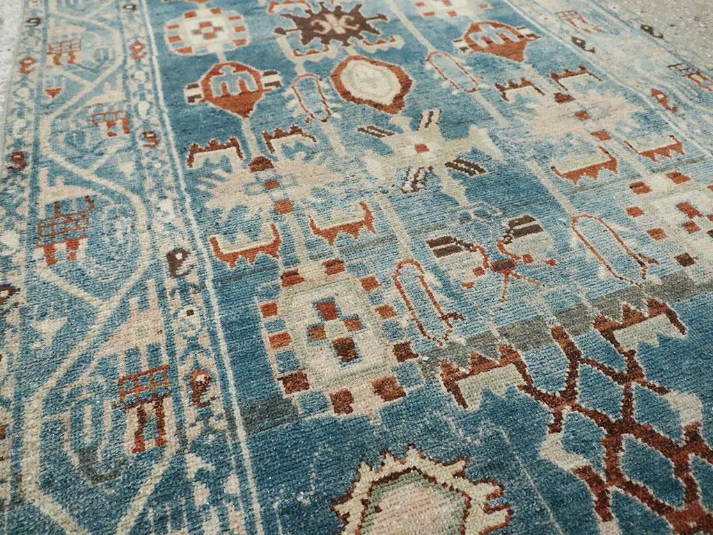 Vintage Persian Malayer Long Runner, No.29953 - Gsblank