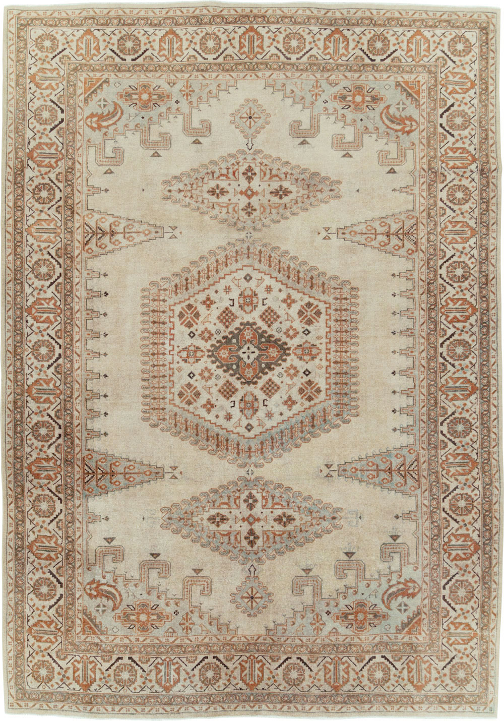 Vintage Persian Veece Carpet, No.29956 - Gsblank