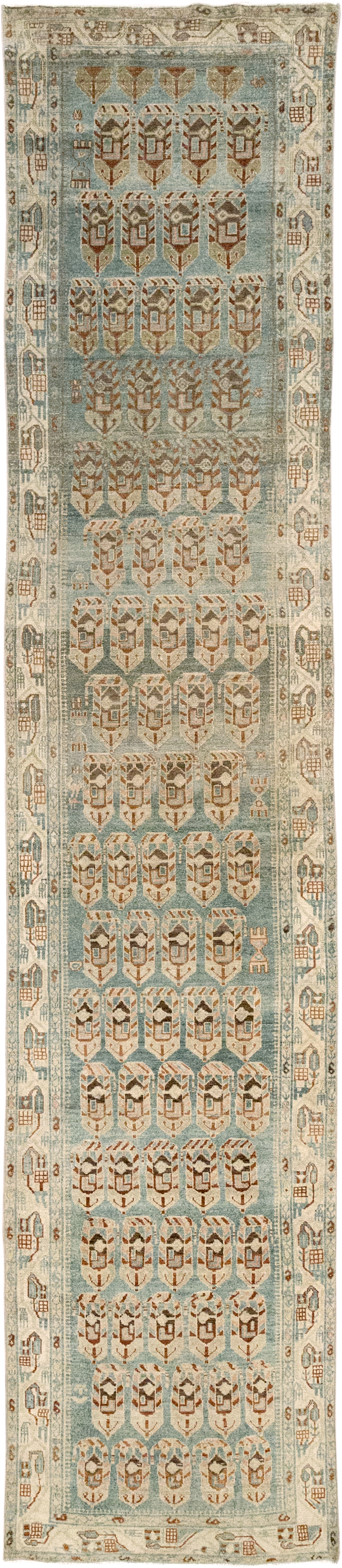 Vintage Persian Malayer Runner, No.29957 - Gsblank