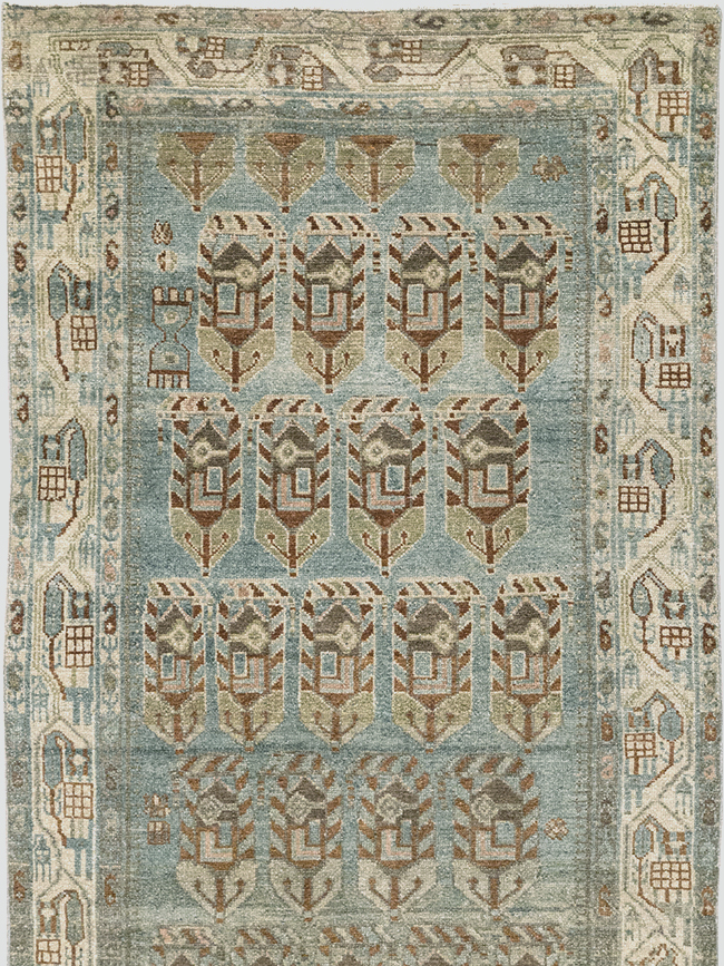 Vintage Persian Malayer Runner, No.29957 - Gsblank