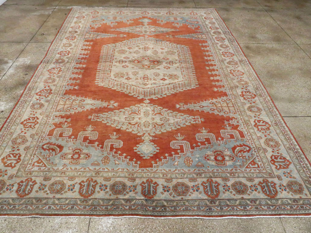 Vintage Persian Veece Room Size Carpet, No.29958 - Gsblank