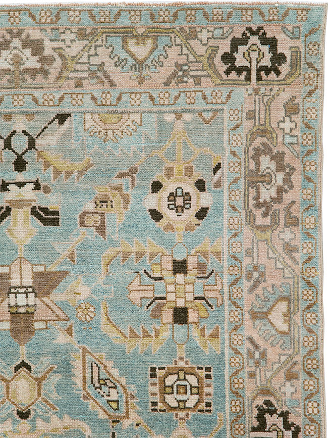 Vintage Persian Malayer Accent Rug, No.29962 - Gsblank