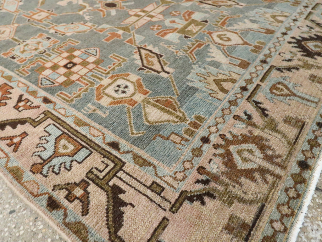 Vintage Persian Malayer Accent Rug, No.29964 - Gsblank