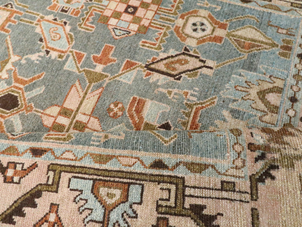 Vintage Persian Malayer Accent Rug, No.29964 - Gsblank
