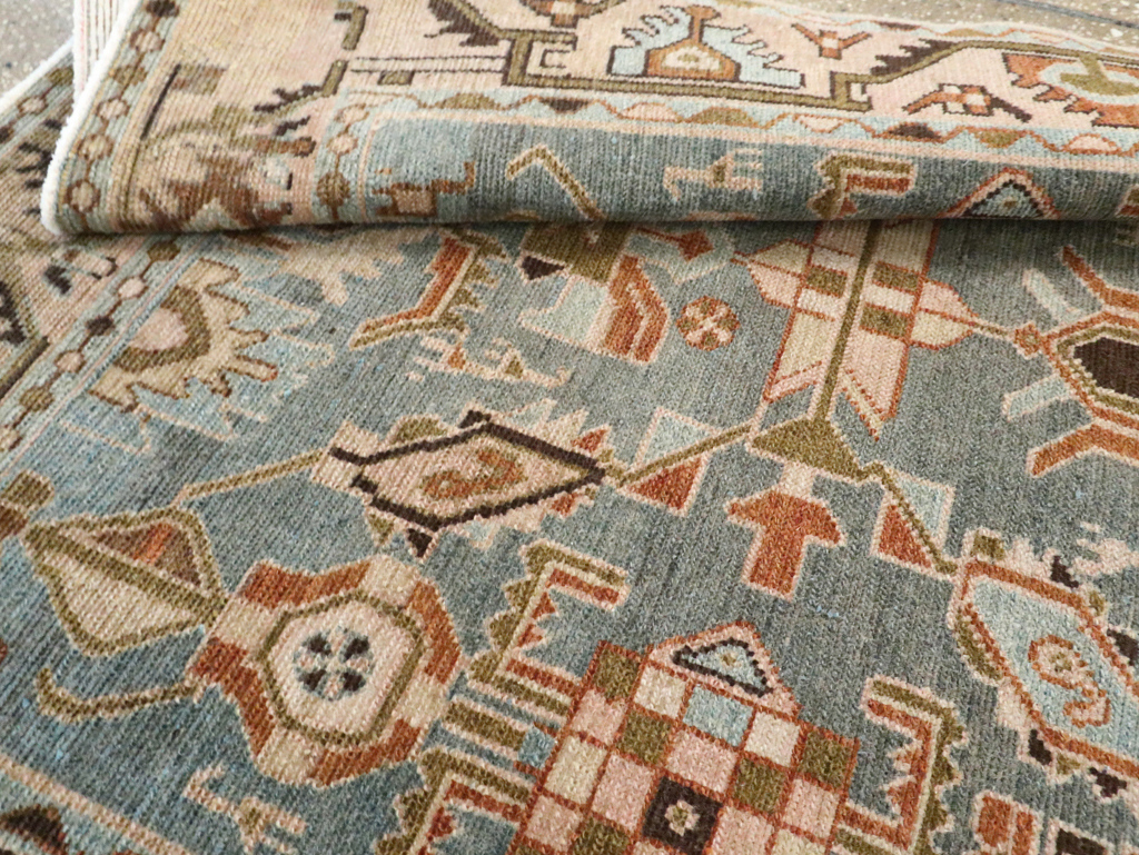 Vintage Persian Malayer Accent Rug, No.29964 - Gsblank