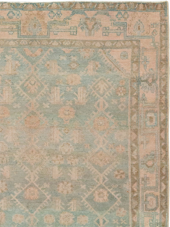 Vintage Persian Malayer Accent Rug, No.29968 - Gsblank