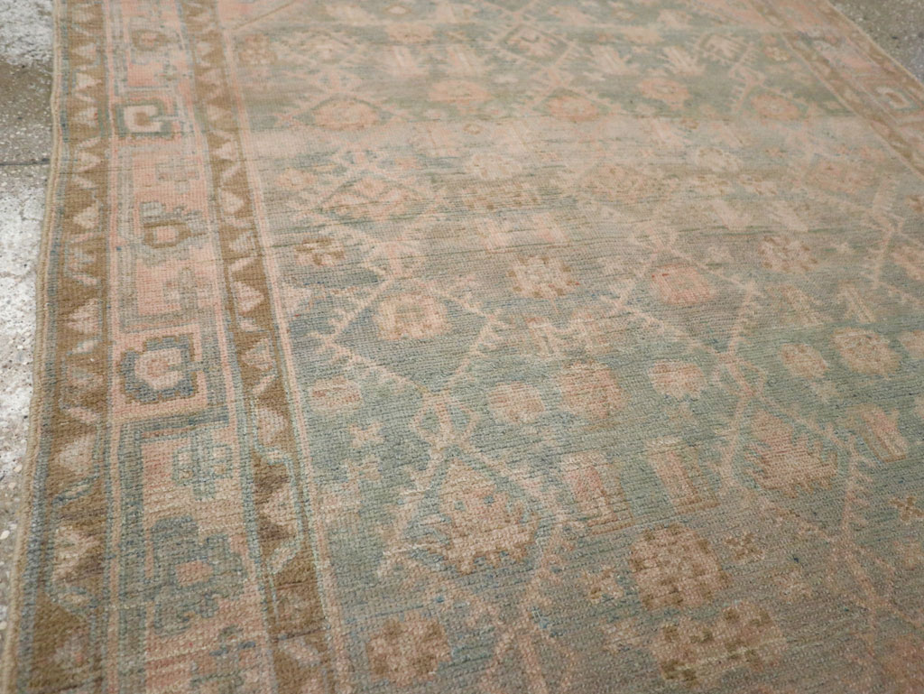 Vintage Persian Malayer Accent Rug, No.29968 - Gsblank