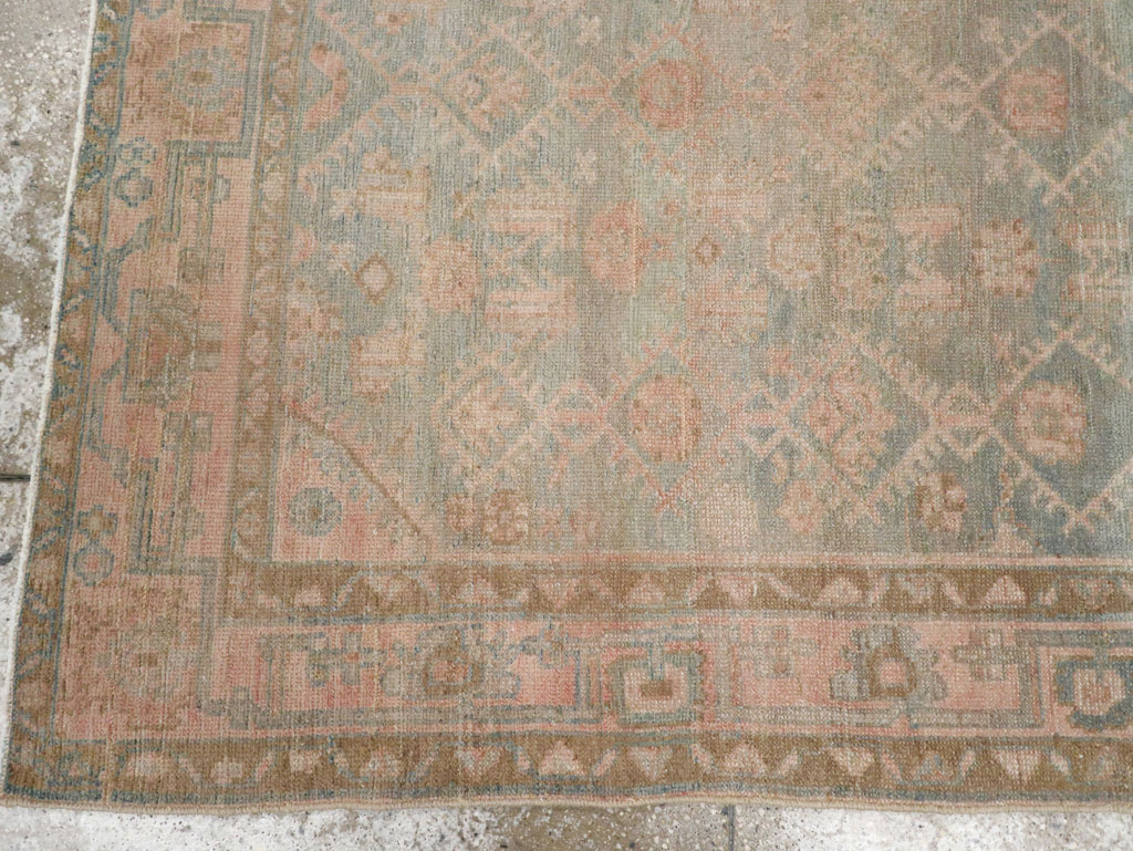 Vintage Persian Malayer Accent Rug, No.29968 - Gsblank