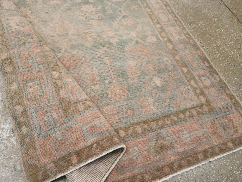 Vintage Persian Malayer Accent Rug, No.29968 - Gsblank