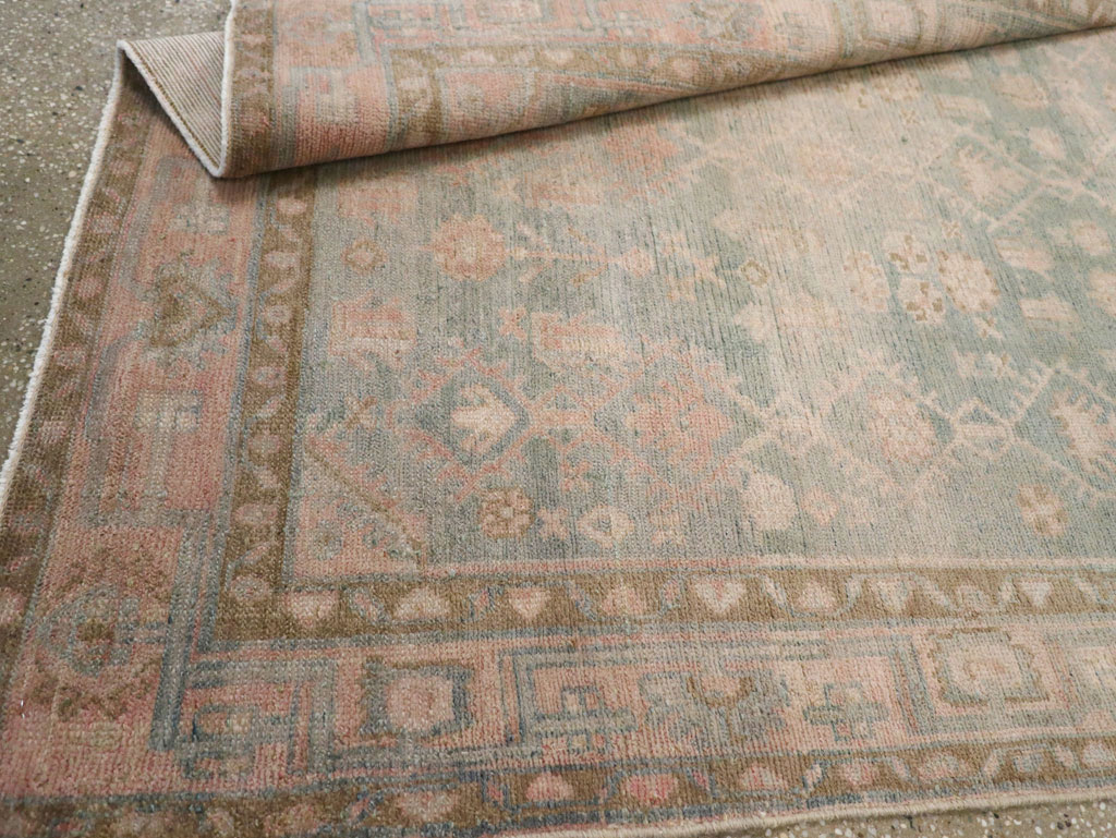 Vintage Persian Malayer Accent Rug, No.29968 - Gsblank