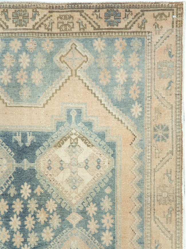 Vintage Persian Afshar Accent Rug, No.29969 - Gsblank
