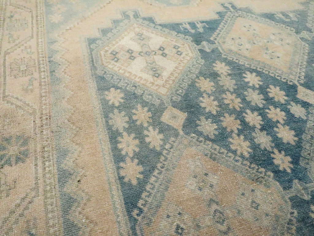 Vintage Persian Afshar Accent Rug, No.29969 - Gsblank