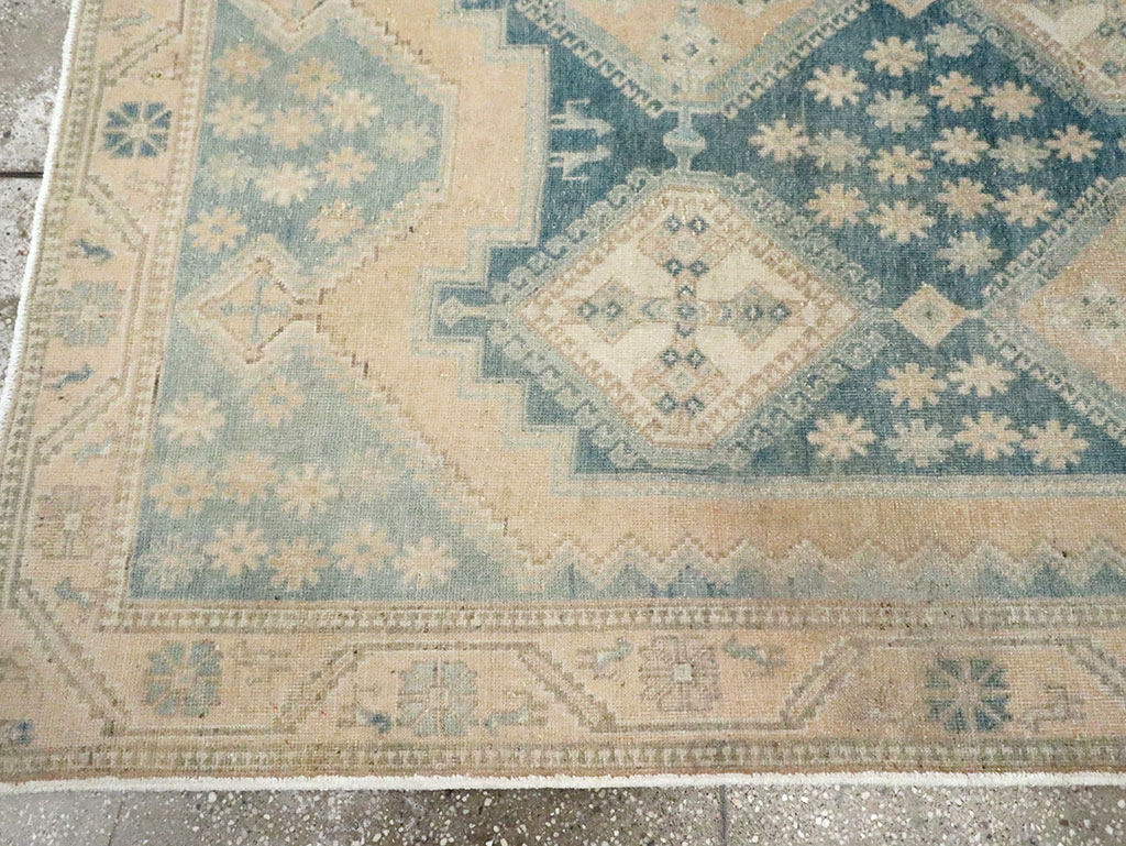 Vintage Persian Afshar Accent Rug, No.29969 - Gsblank