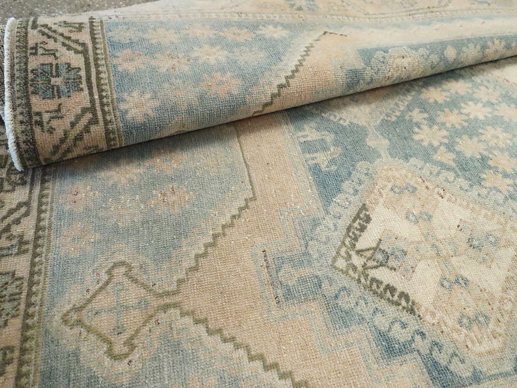 Vintage Persian Afshar Accent Rug, No.29969 - Gsblank