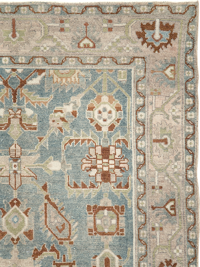 Vintage Persian Malayer Accent Rug, No.29970 - Gsblank