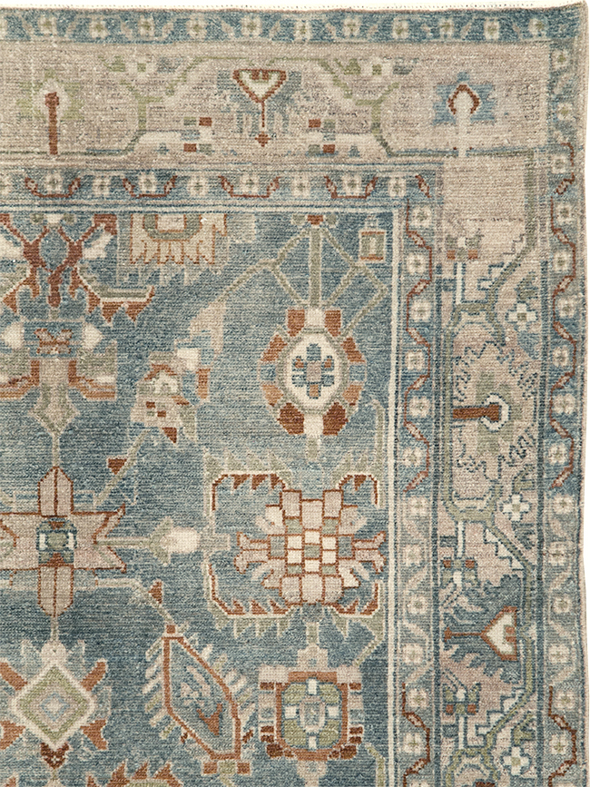 Vintage Persian Malayer Accent Rug, No.29970 - Gsblank