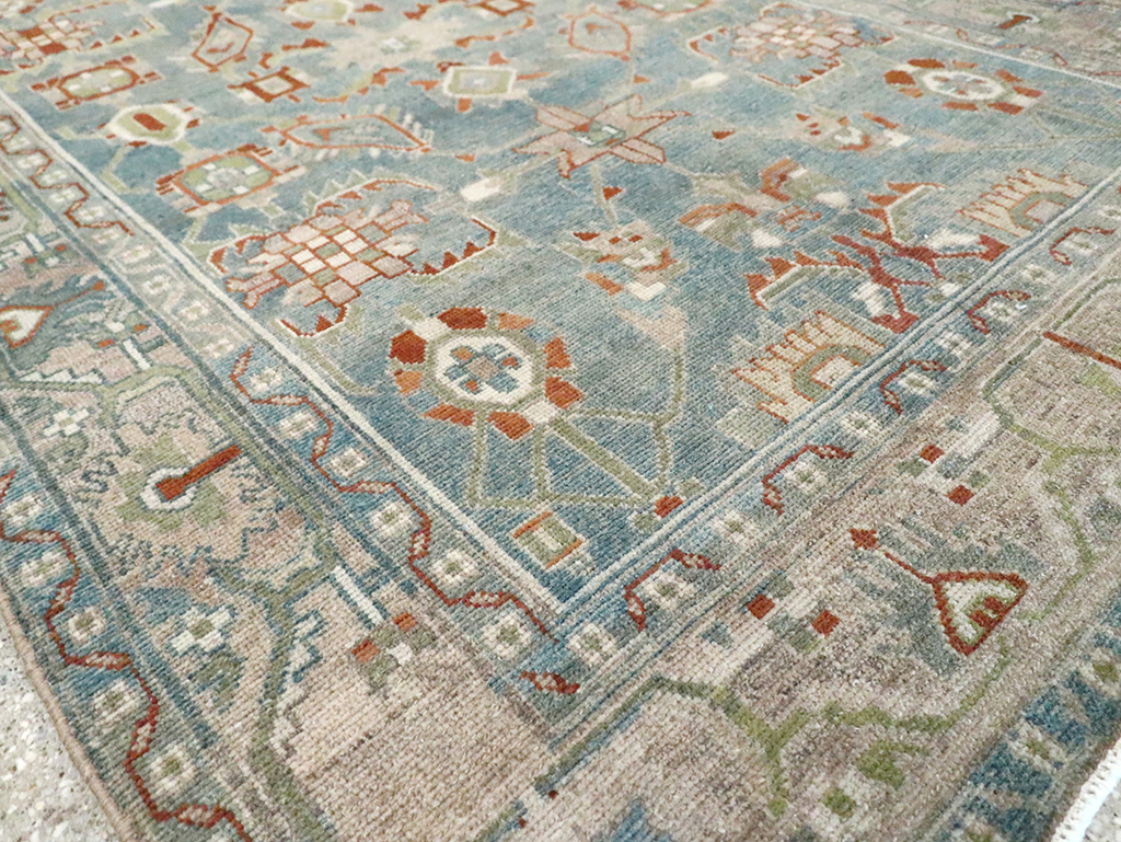 Vintage Persian Malayer Accent Rug, No.29970 - Gsblank