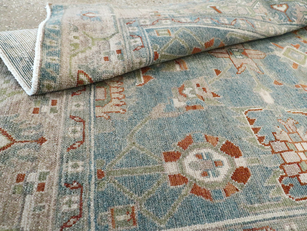 Vintage Persian Malayer Accent Rug, No.29970 - Gsblank