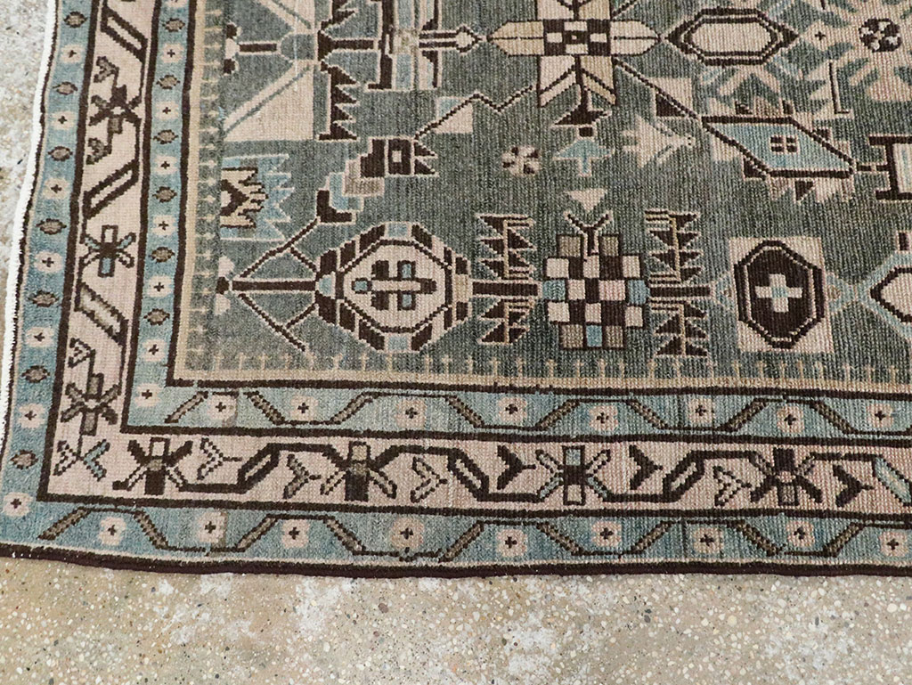 Vintage Persian Malayer Runner, No.29977 - Gsblank