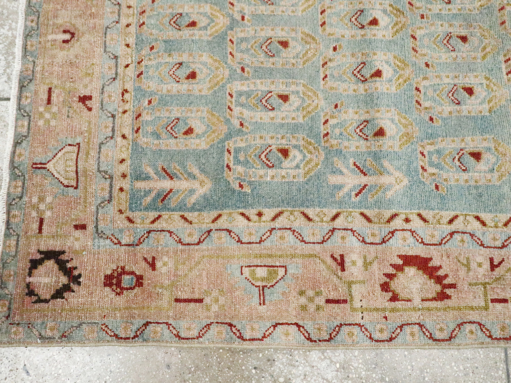 Vintage Persian Malayer Accent Rug, No.29983 - Gsblank