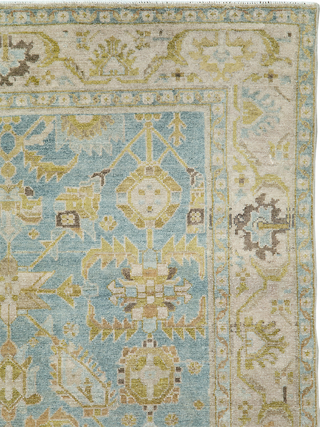 Vintage Persian Malayer Accent Rug, No.29985 - Gsblank
