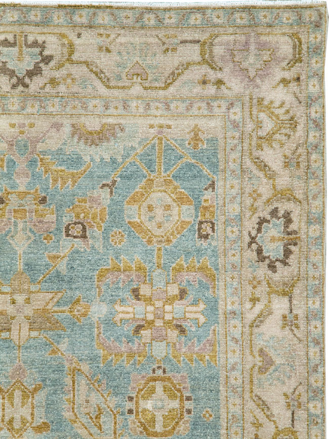 Vintage Persian Malayer Accent Rug, No.29985 - Gsblank