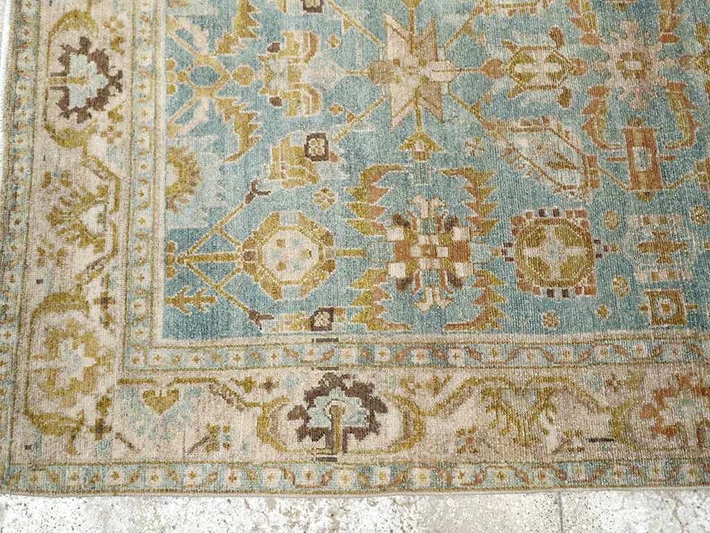 Vintage Persian Malayer Accent Rug, No.29985 - Gsblank