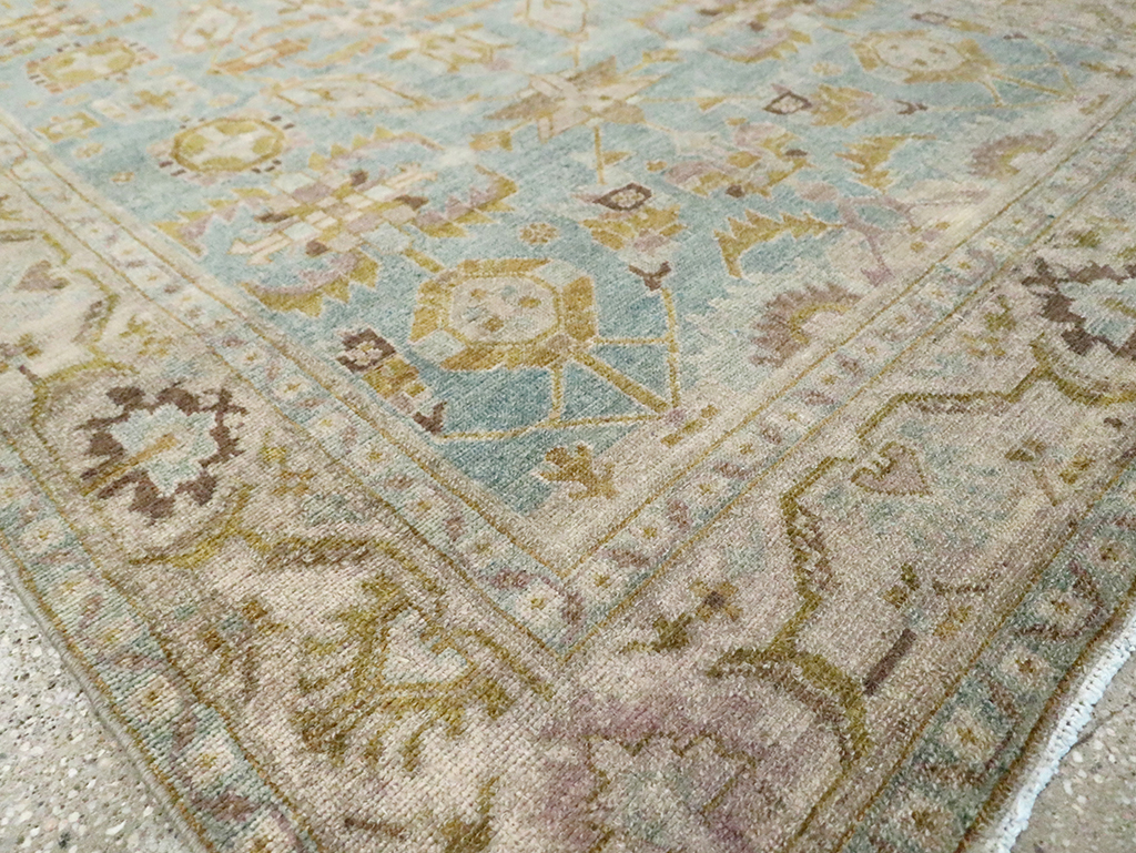 Vintage Persian Malayer Accent Rug, No.29985 - Gsblank