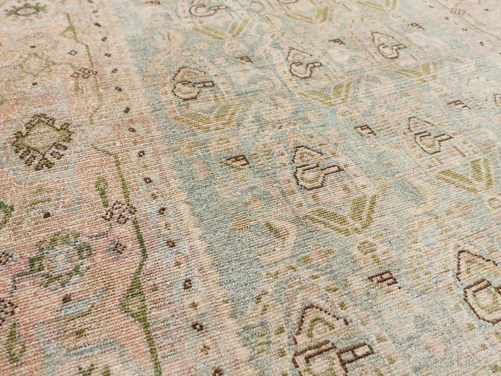 Vintage Persian Malayer Accent Rug, No.29990 - Gsblank