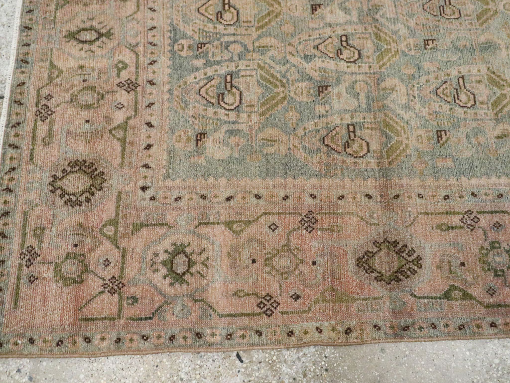 Vintage Persian Malayer Accent Rug, No.29990 - Gsblank