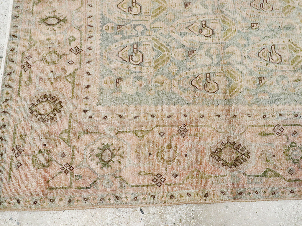 Vintage Persian Malayer Accent Rug, No.29990 - Gsblank