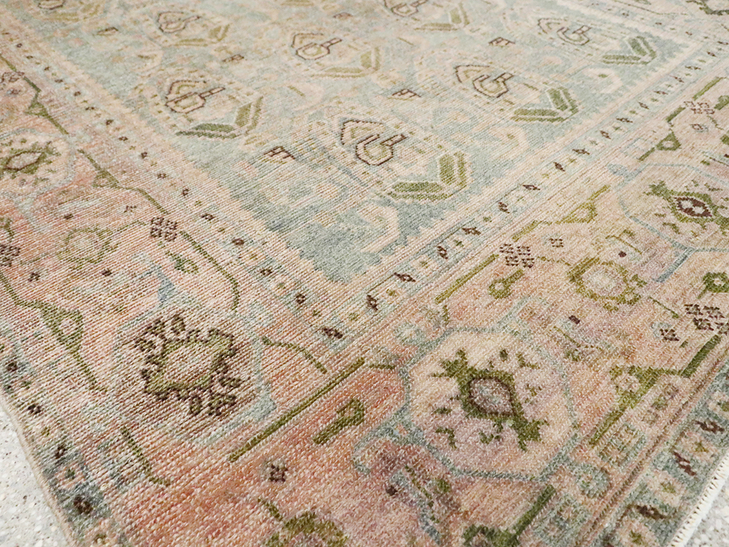 Vintage Persian Malayer Accent Rug, No.29990 - Gsblank