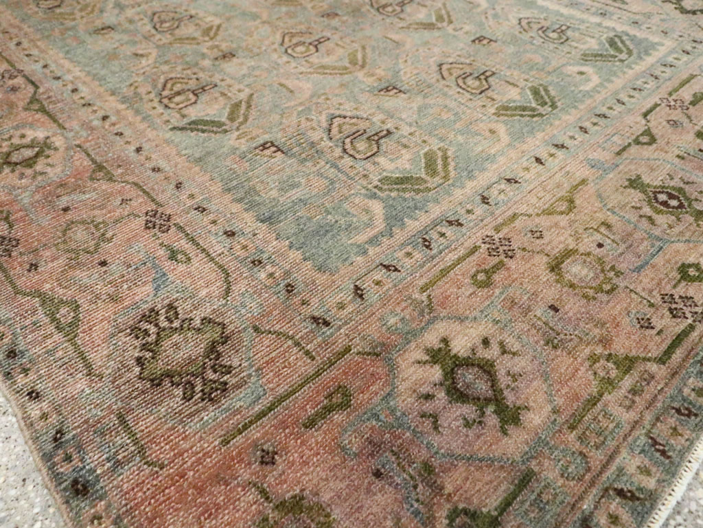 Vintage Persian Malayer Accent Rug, No.29990 - Gsblank