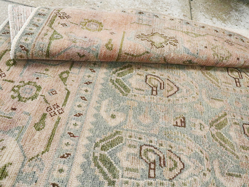 Vintage Persian Malayer Accent Rug, No.29990 - Gsblank