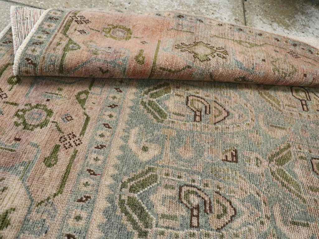 Vintage Persian Malayer Accent Rug, No.29990 - Gsblank