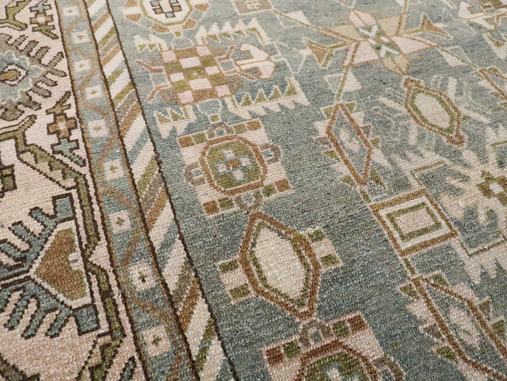 Vintage Persian Malayer Accent Rug, No.29991 - Gsblank